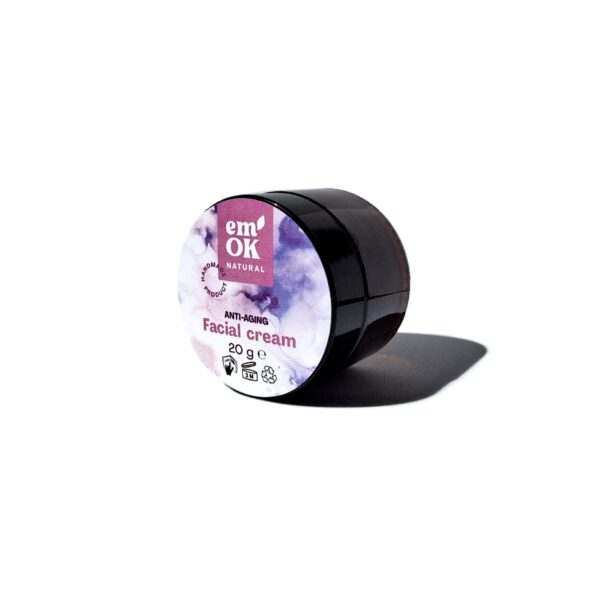 Cremă de față anti-îmbătrânire em'OK NATURAL 20g