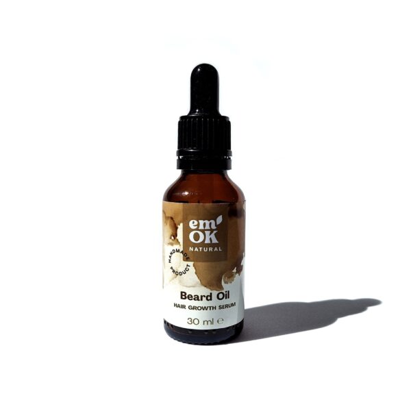 Ulei de barbă  / Ser pentru creșterea părului em' OK NATURAL 30ml