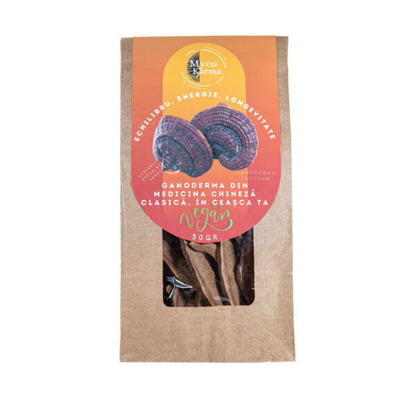 Ciuperci ganoderma din medicina chineza clasica 50g by Mycokarma
